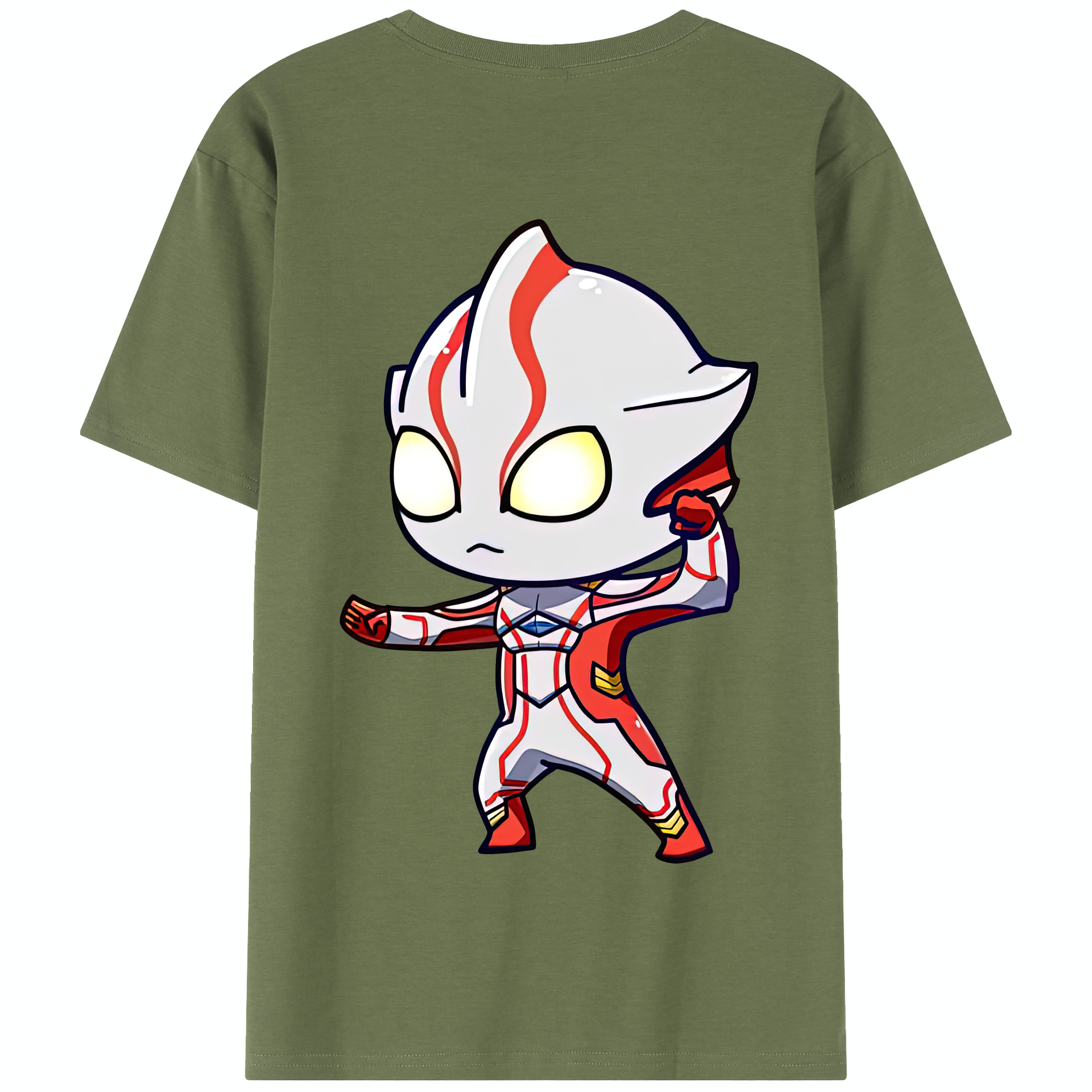 （画像用） ウルトラマン Ultraman 綿100％半袖Tシャツ（背面プリント）